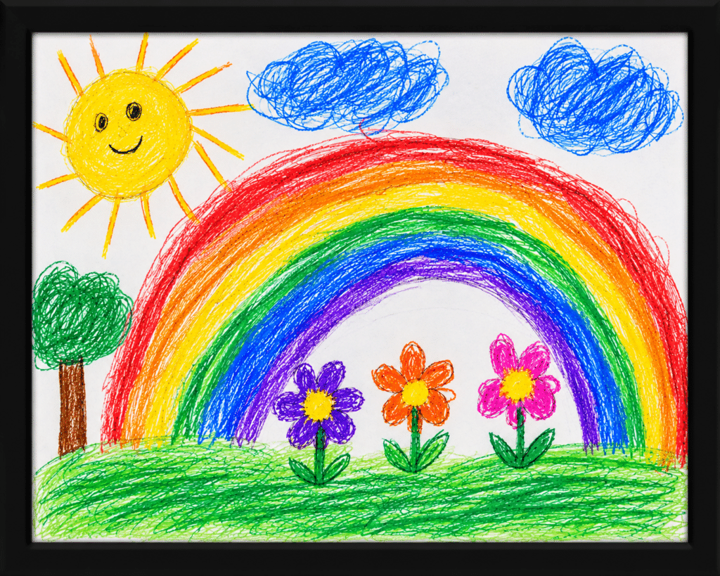 #19 — Rainbow and Garden