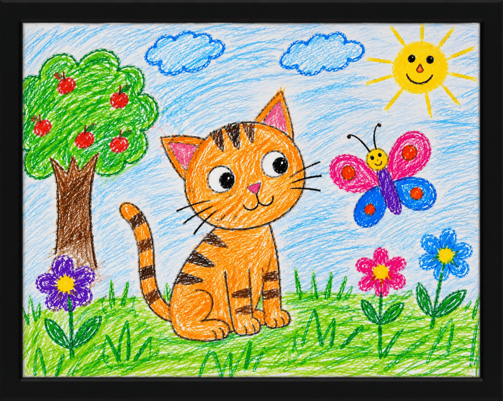 #25 — Cat and Butterfly
