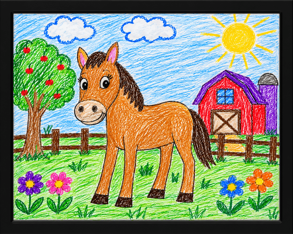 #26 — Horse on a Farm