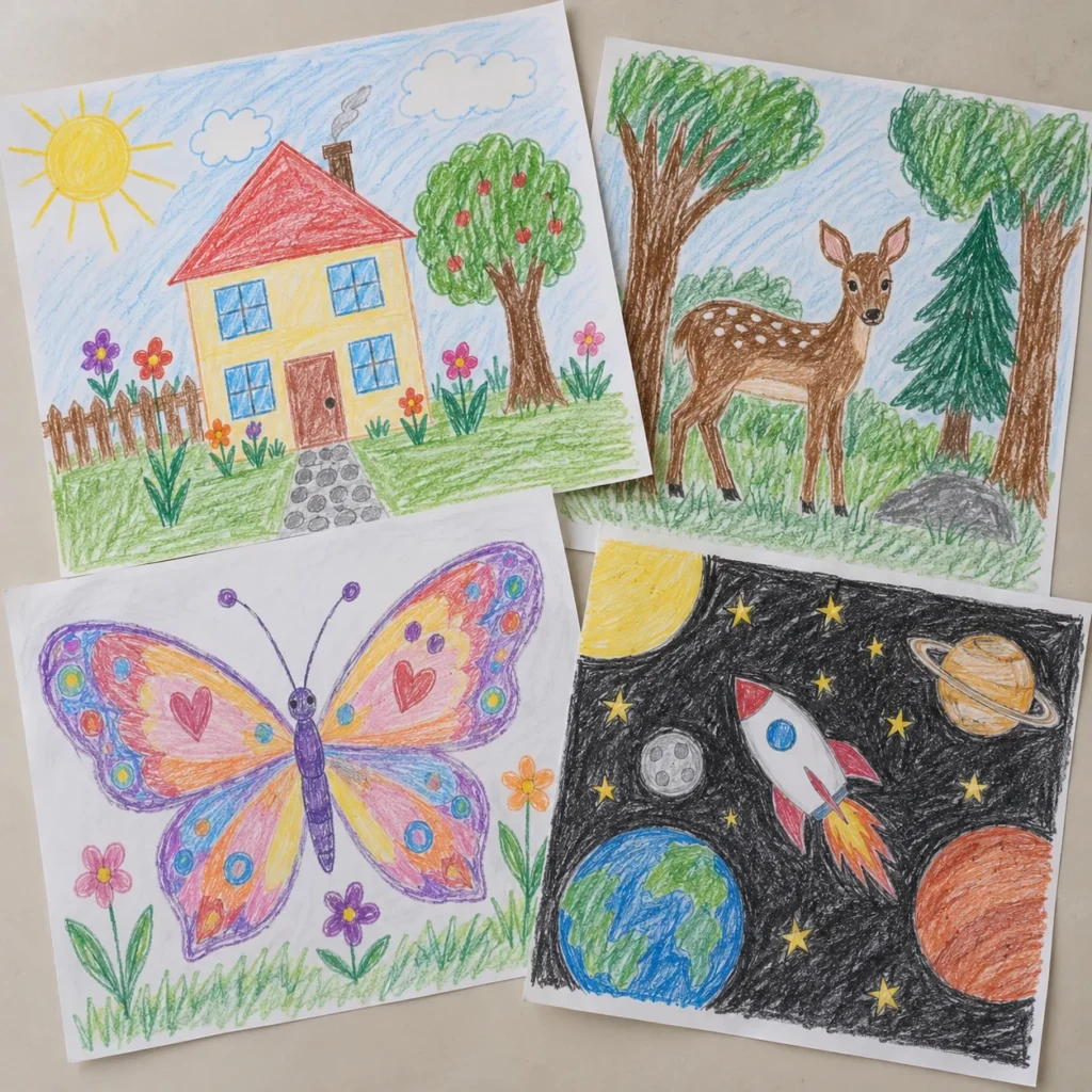 Loose Drawings — Unisex Ages 6-8