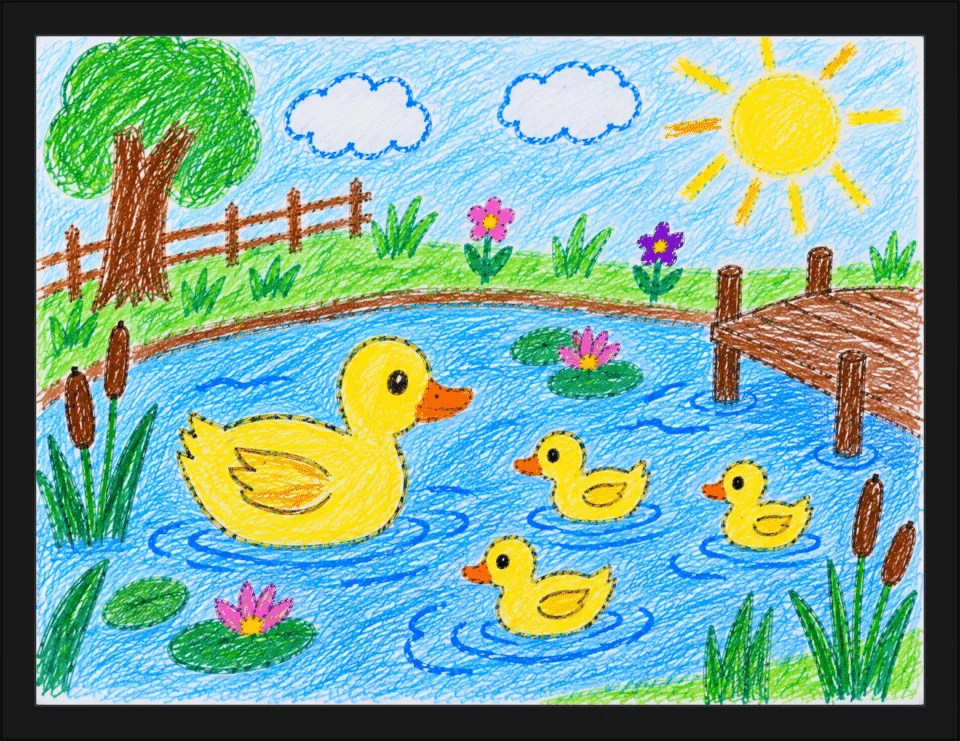#58 — Ducks at a pond