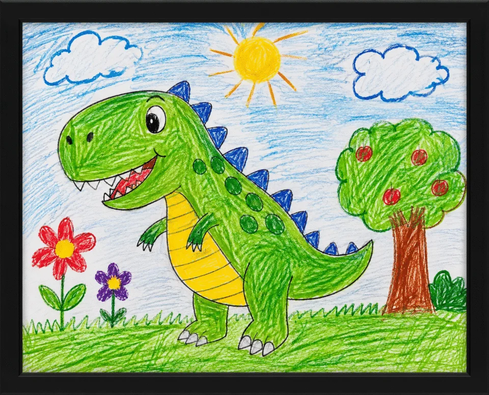 #16 — Dinosaur in a Landscape