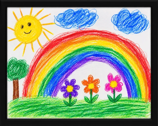 #19 — Rainbow and Garden