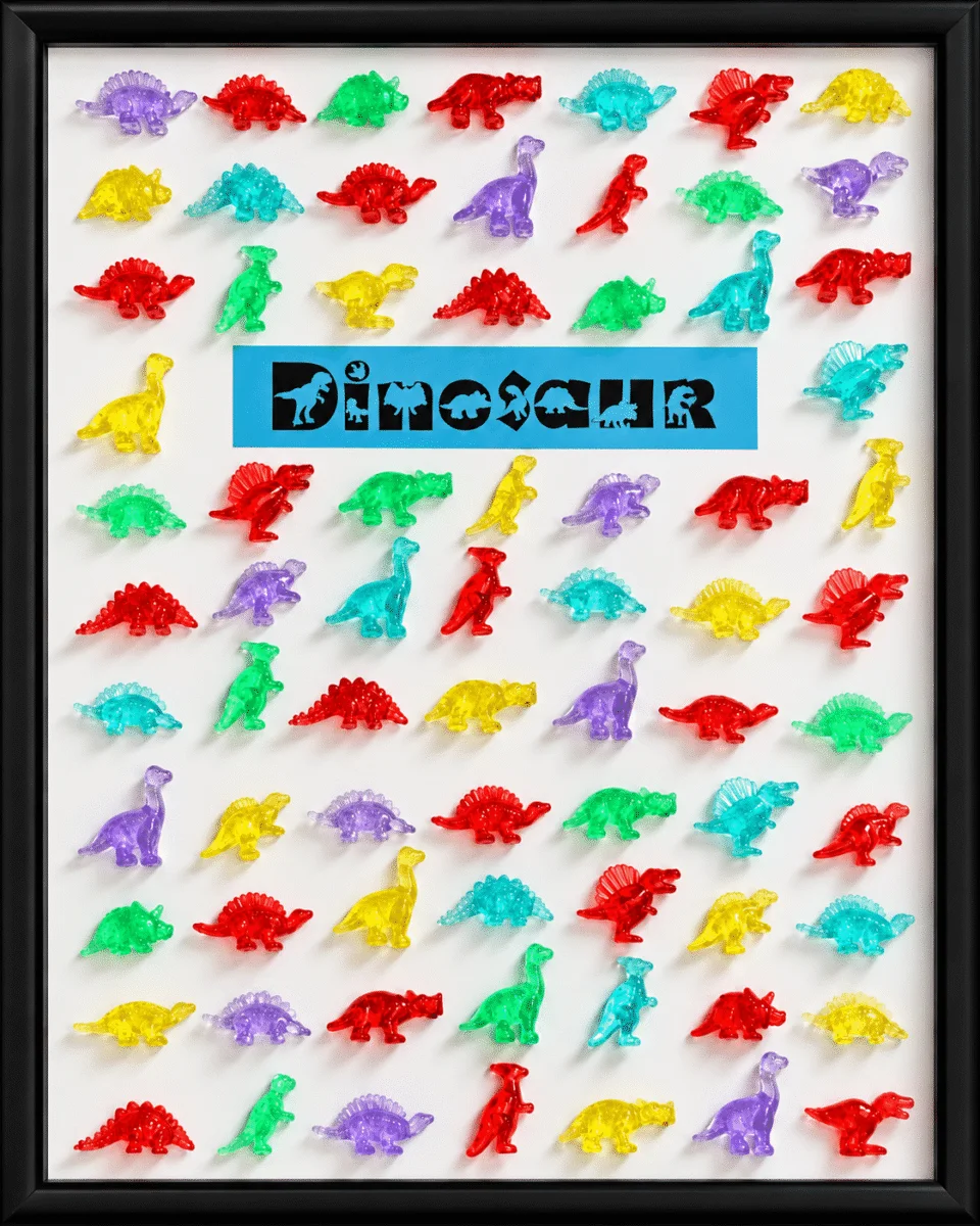 Dinosaur Eye Doc — piece 2, with the straightened Dinosaur title.